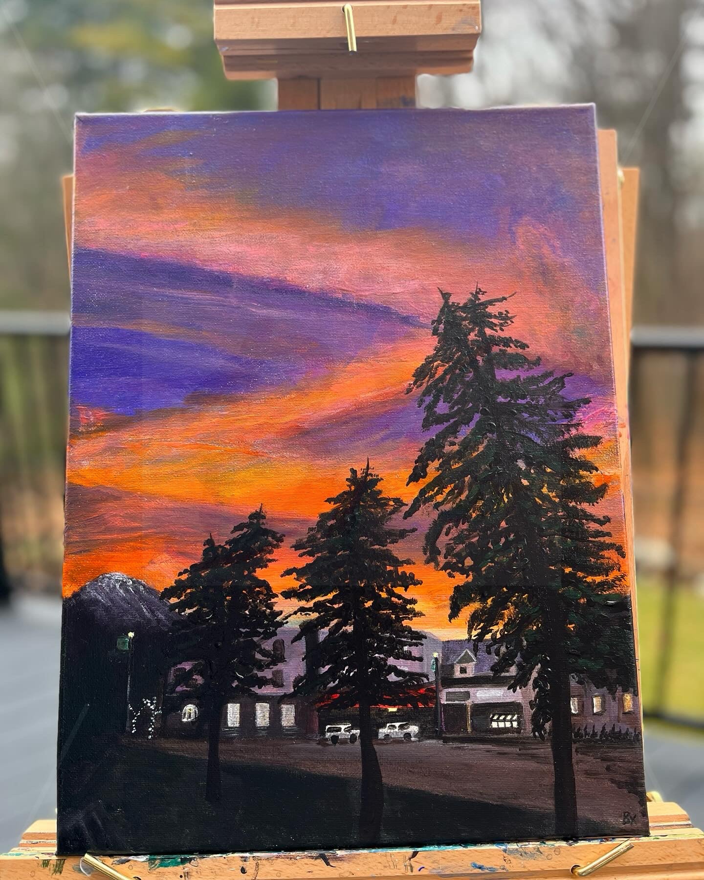 Jasper Sunsets (Acrylic Original)