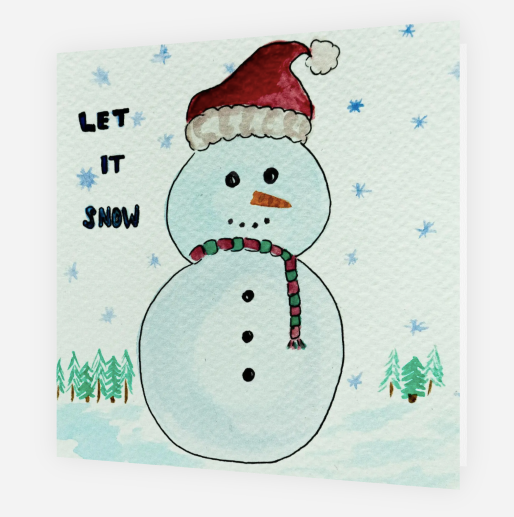 Frosty the Snowman Card