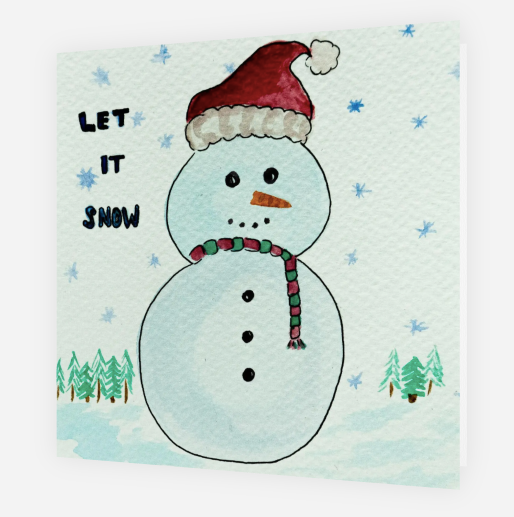 Frosty the Snowman Card